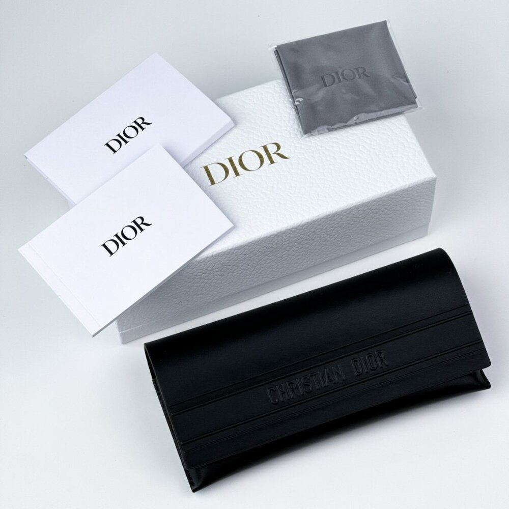 Dior MISDIOR B2U Women Sunglasses Gold Pink Butterfly CD40095U 10Y BRAND NEW - Picture 14 of 14